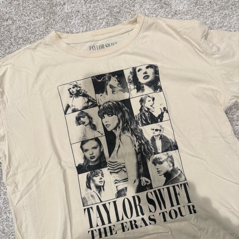 Taylor Swift The Eras Tour Cream T-Shirt
